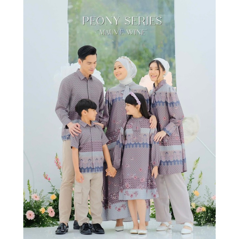 Mayoutfit Peony Family Series Mauve Wine