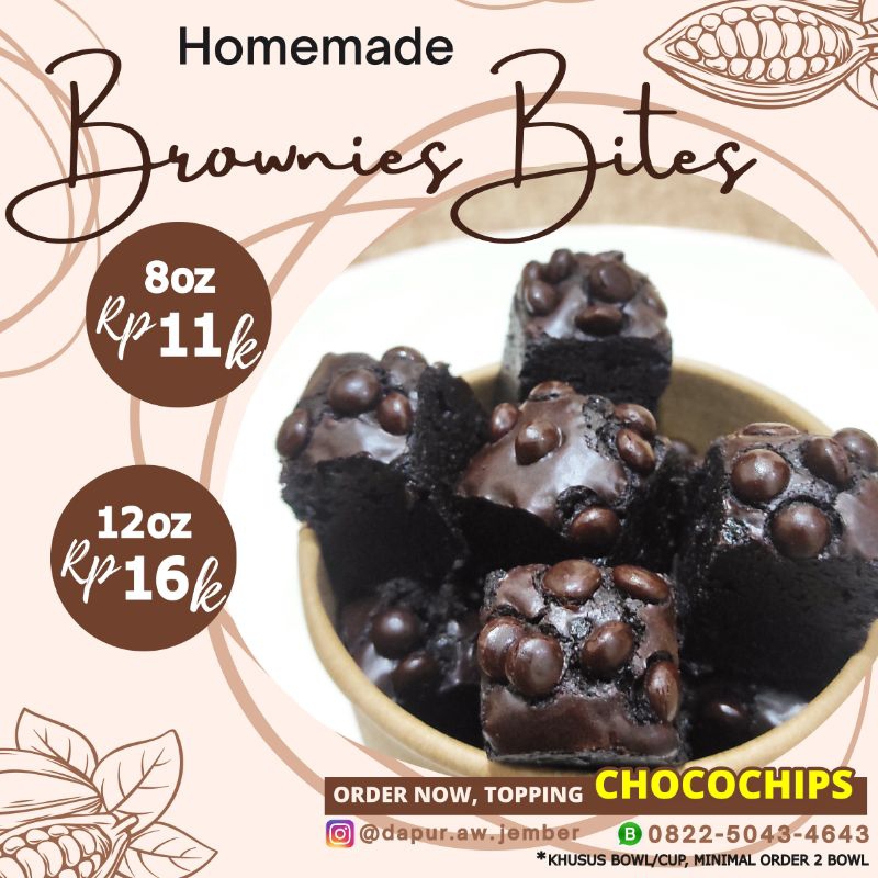 

Brownies Bite / Shiny Brownies / Brownies Bowl / Browniessekat / brownies lumer / brownies crunchy