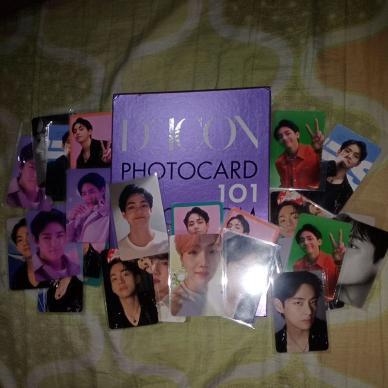 Ready Binder Dicon BTS 101 102 Official Photocard Postcard Card Holder Keyring