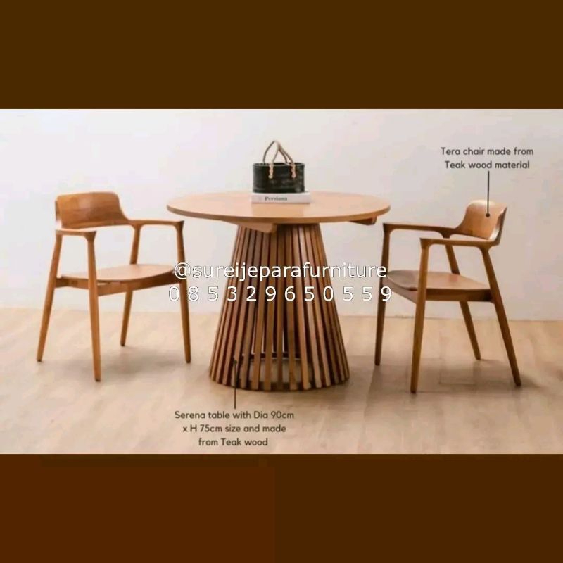 PROMO kursi teras kayu jati / set kursi teras kayu jati / kursi teras