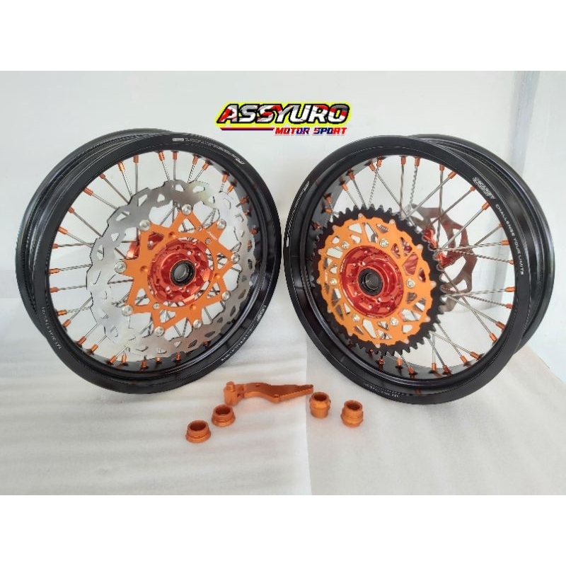 WHELLSET KTM HUSQVARNA GASGAS SUPERMOTO VELG SET IMPORT