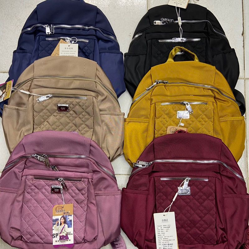 ORIGINAL Tas Ransel Chibao Import KOREA Elegan Design Super Tebal