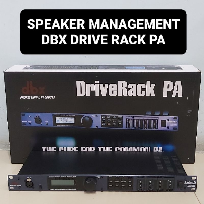 DBX Speaker Management DRIVE RACK PA Speker Menejemen Driverrack pa