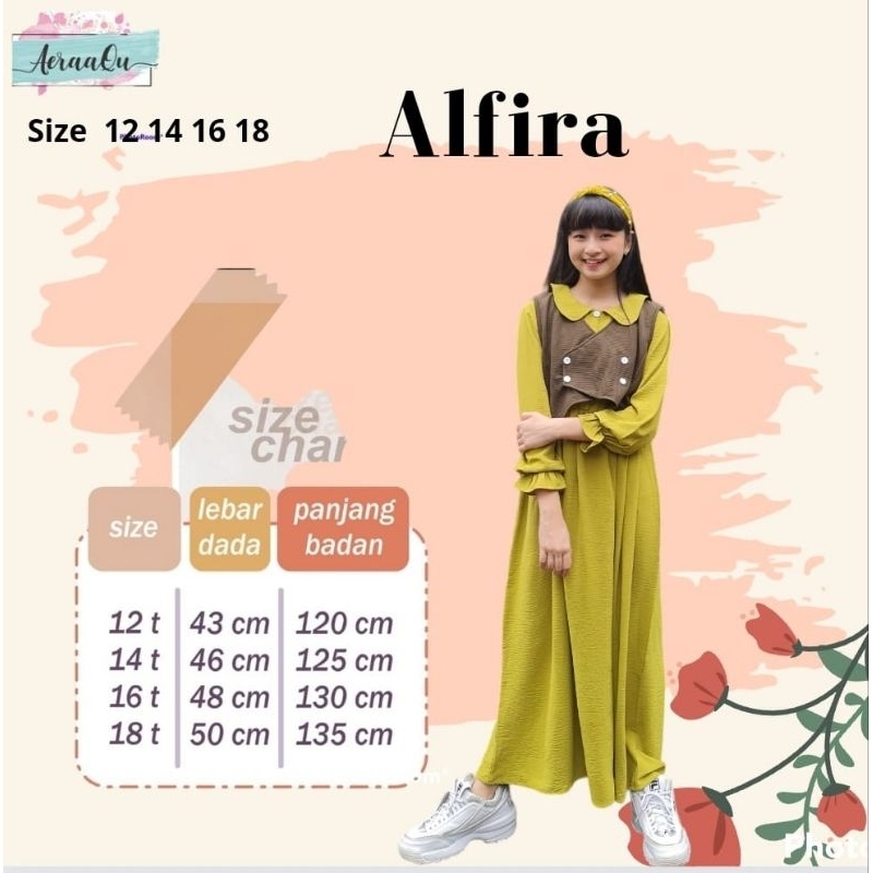 Dress Vest Cardi ALFIRA Aeraaqu Airflow polos