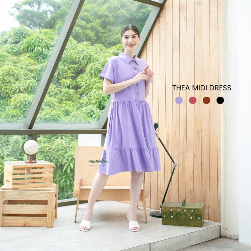 THEA MIDI DRESS BY MAMINKA