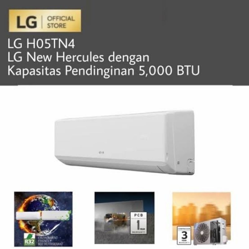 AC LG NEW HERCULES SERIES 1/2 0,5 0.5 PK 1/2PK 0,5PK CEPAT DINGIN H05TN4 H 05 05TN4 H05 TN4 TN 4 LEN