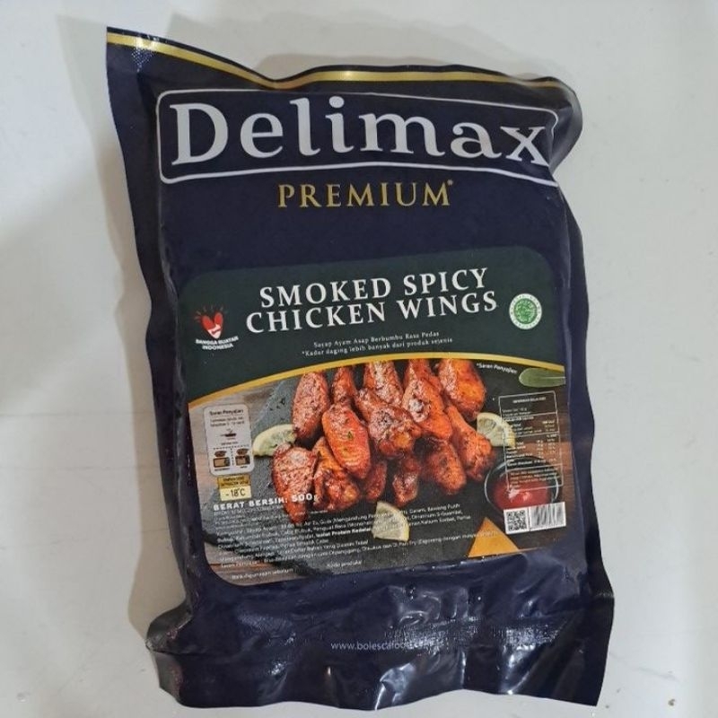 

delimax smoked spicy chicken wings 500gr