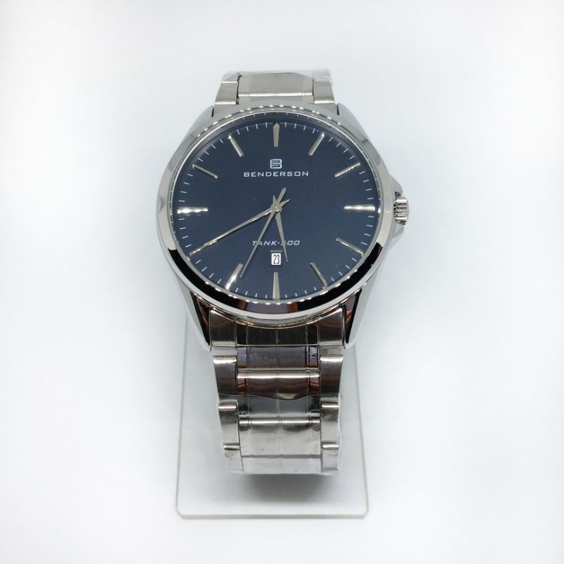 Jam tangan pria  ORIGINAL BENDERSON silver,anti air,stainless steel.