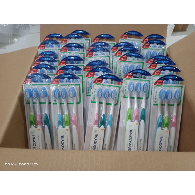 SENSODYNE SIKAT GIGI MULTI ACTION ISI 2PCS &amp; 3PCS