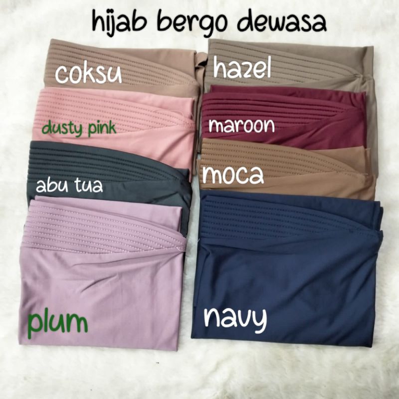 Jilbab instan Bergo Dewasa