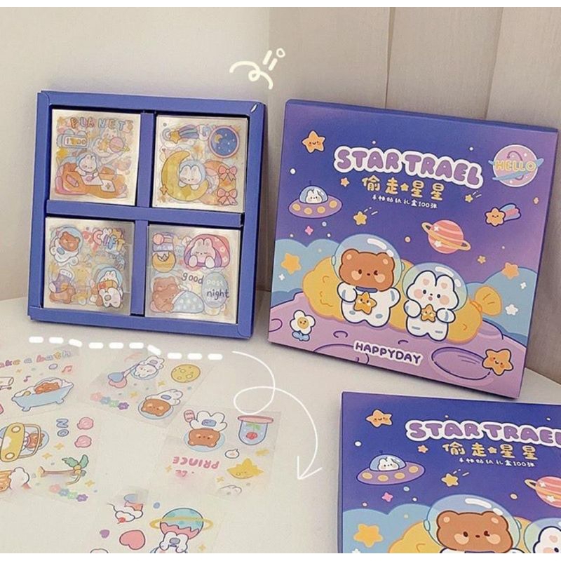 Sticker cute bear