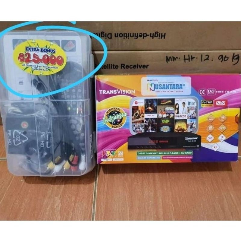 RECEIVER TRANSVISION NUSANTARA HD KU BAND STRAWBERRY