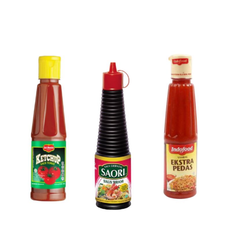 

Saus sambal kecap Indofood Saori Del Monte