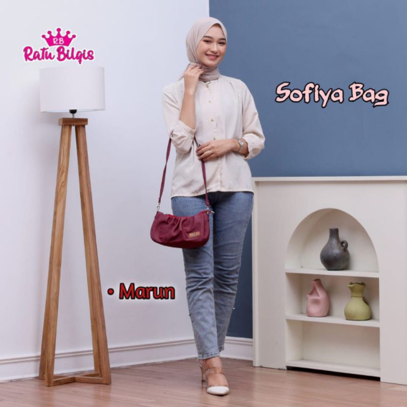 Sofiya Bag By Ratu Bilqis Tas Slempang Wanita Chocoly Anti Air