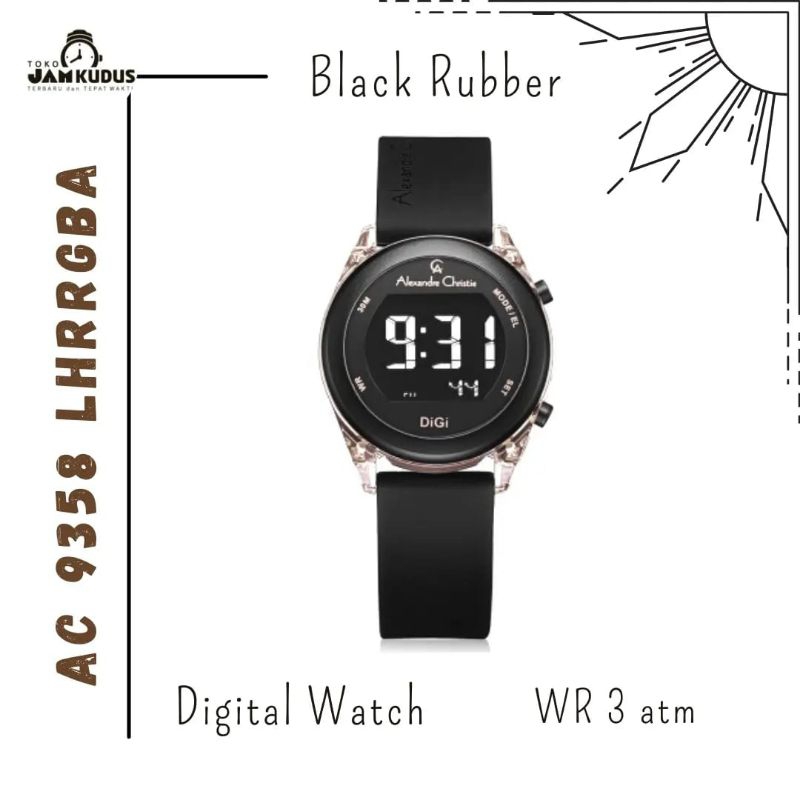 ALEXANDRE CHRISTIE ORIGINAL 9358 BLACK ROSEGOLD