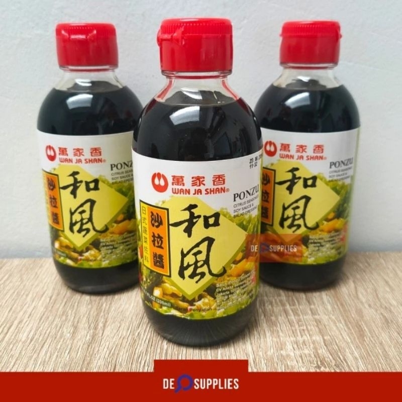 

Wan Ja Shan Ponzu Sauce 200ml - Saus Citrus Shabu Soy Sauce Wanjashan