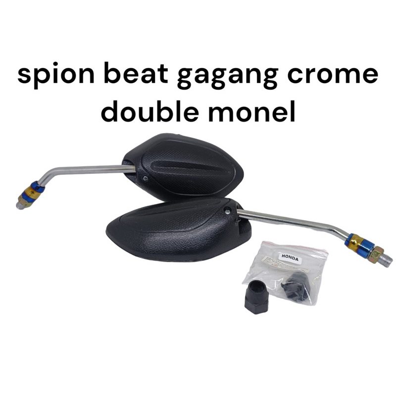 spion beat gagang crome double monel spion two tone dan standar