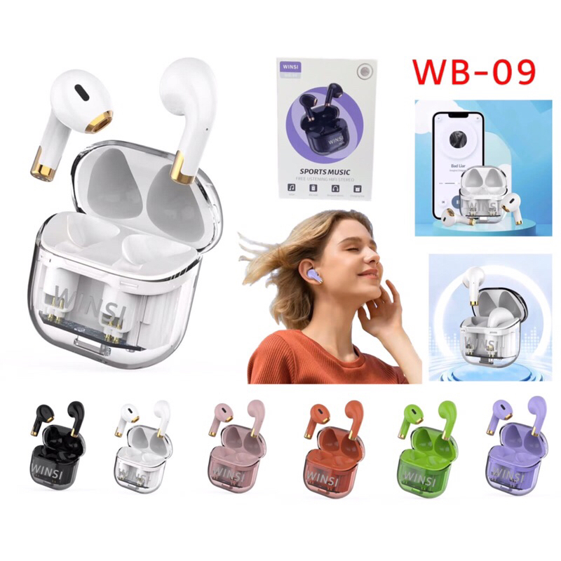 Handsfree Bluetooth TWS / Earphone WINSI WB