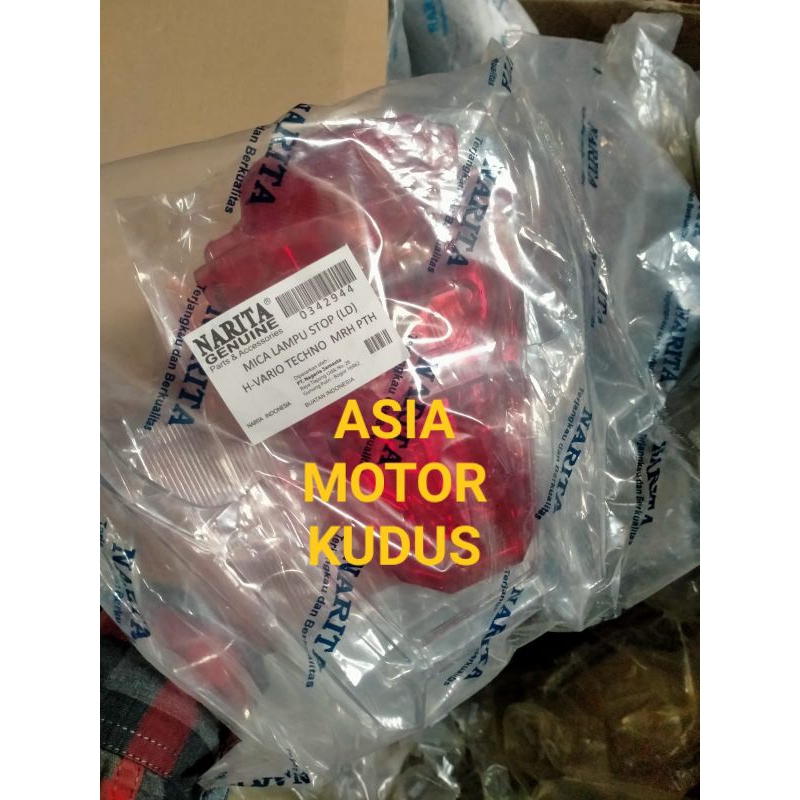 Mica mika kaca stop mika kaca lampu stop cover stoplamp stop lampu belakang Vario techno