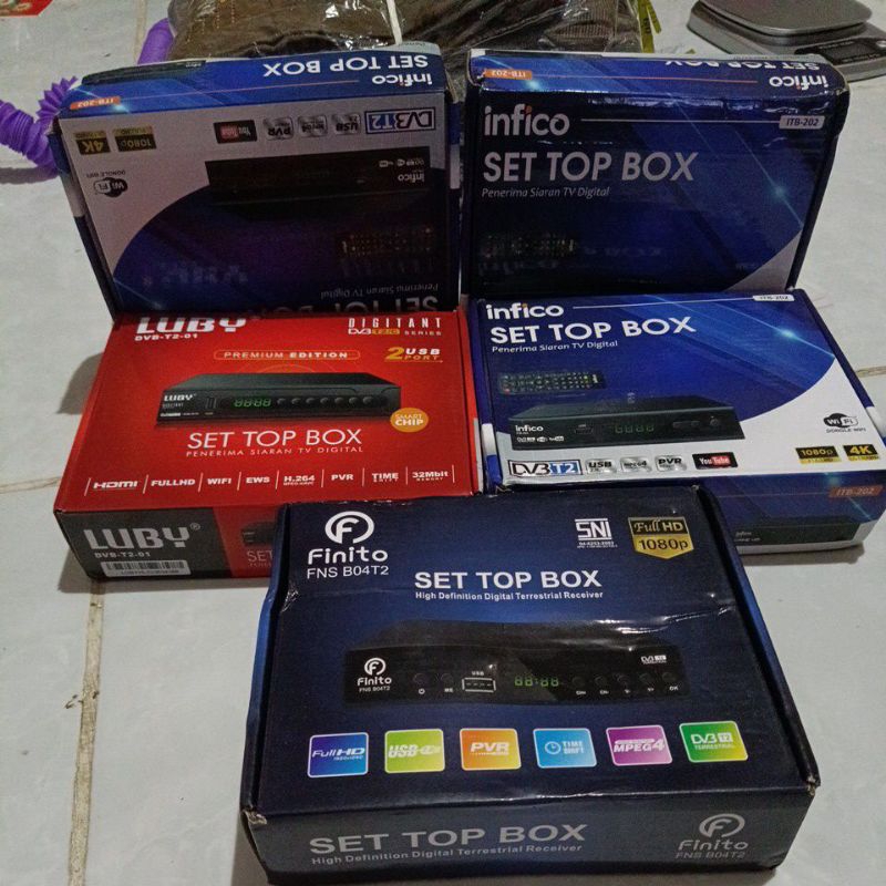 STB (set top box) DIGITAL/BUAT TV TABUNG/TV LED/ANALOG