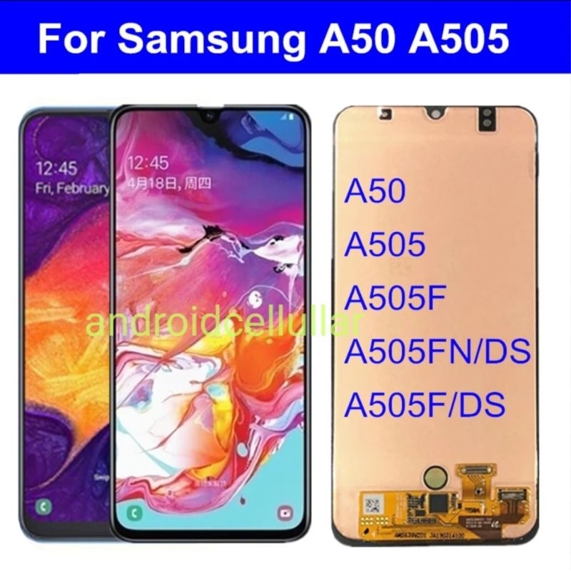 LCD TOUCHSCREEN SAMSUNG A50/A50S/A505f/A507f fn bisa finger print