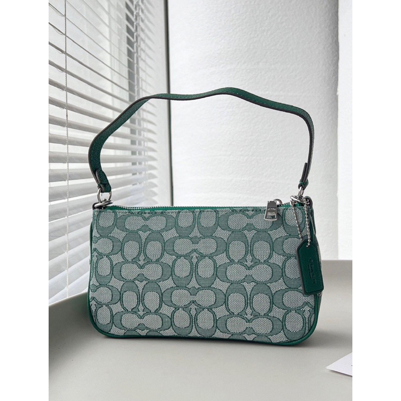 Coach C8306 lonnie Baguette in signature jacquard