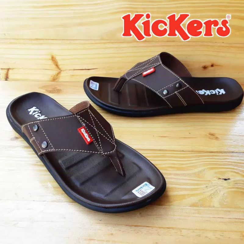 SANDAL KICKERS JAPIT PRIA KULIT TERBARU
