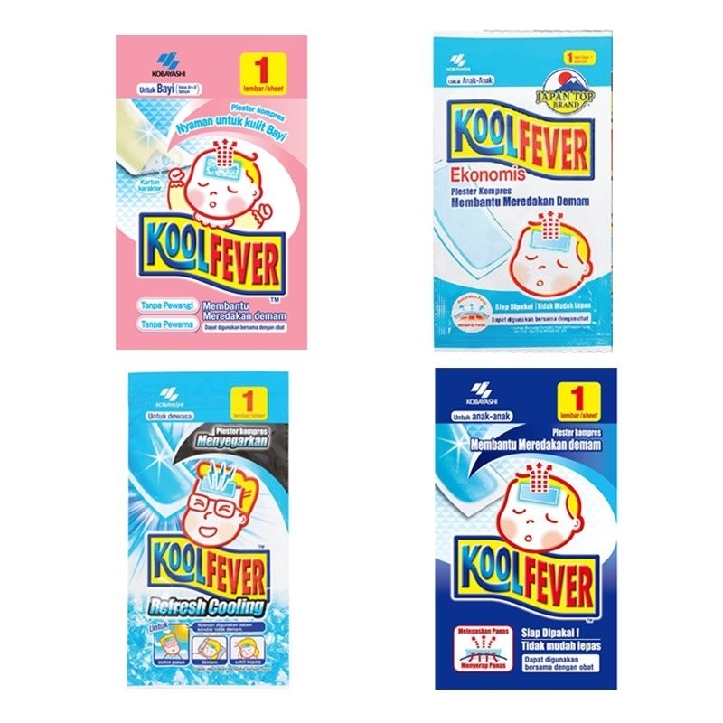 KoolFever Plester Kompres Penurun Panas Kool Fever