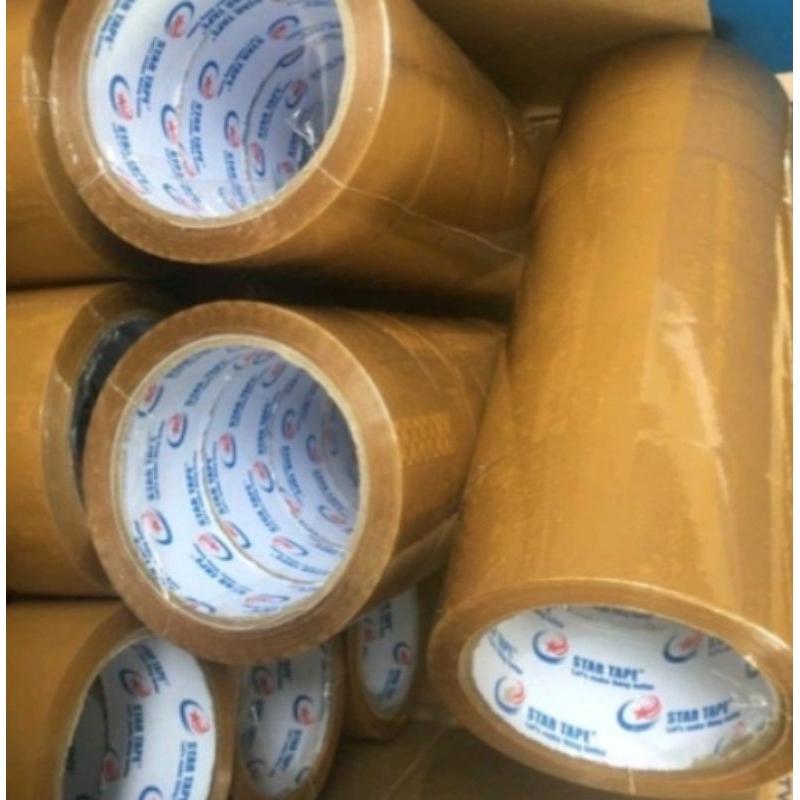 

Lakban Bening/lakban coklat 90Yard