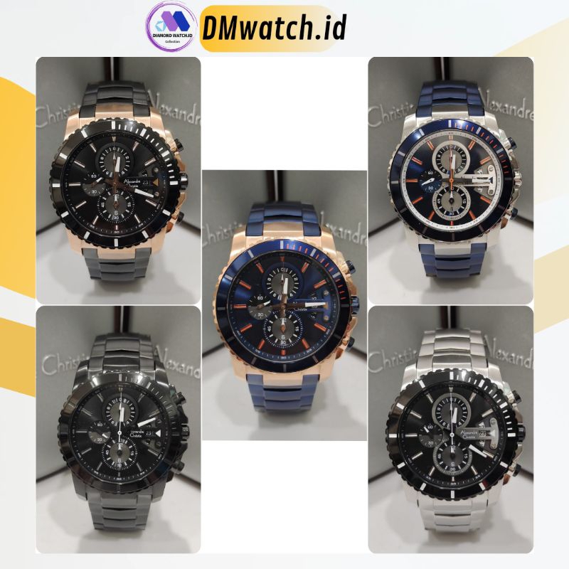 Jam Tangan Pria Alexandre Christie AC6455 AC 6455 Original Garansi Resmi Alexander Christie 1 Tahun 