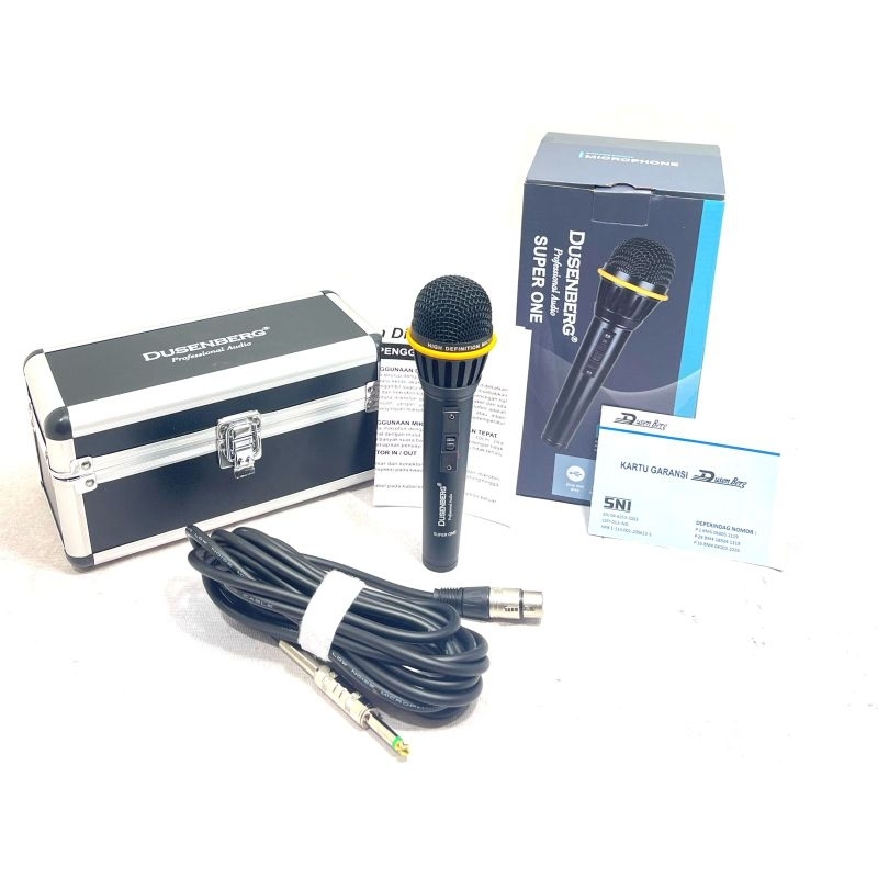 Mic Kabel Dusenberg Super One Original Garansi SNI Mc, Vocal Karaoke