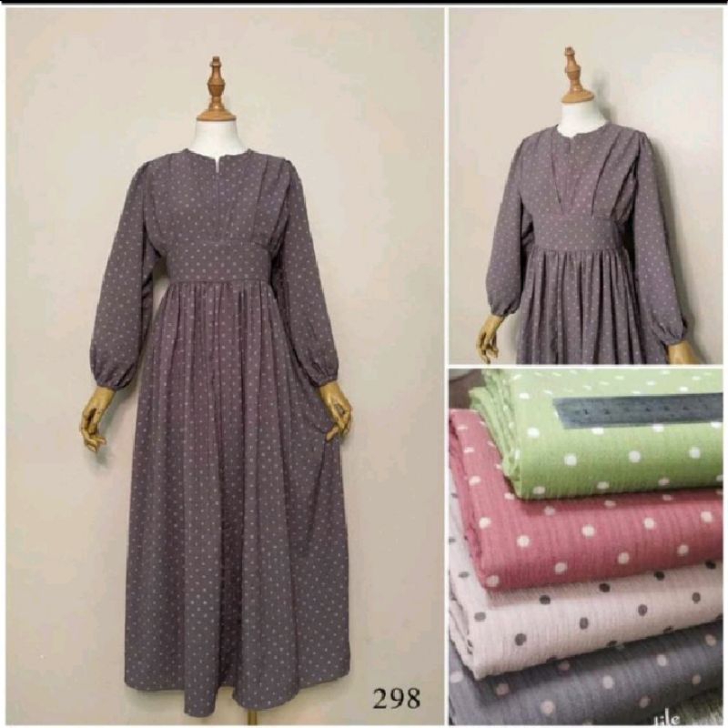 Gamis Lesti polka by jadore (full kancing)