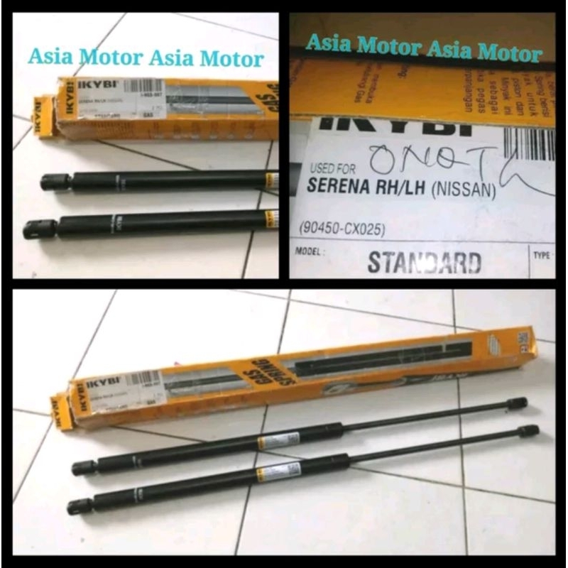 Shock Pintu Bagasi Set Nissan Serena C24 Tahun 2004 - 2012 Shockbreaker Sok Bagasi Serena C24 IKYBI