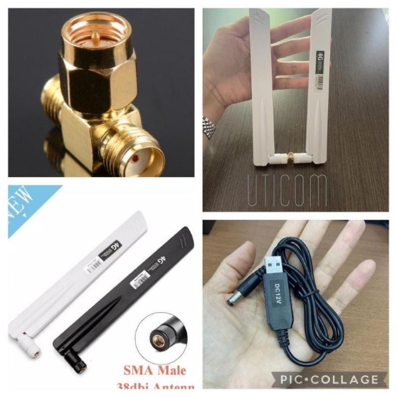 antena modem router orbit star 2 star 3 high gain 38dbi 700-2700mhz home router sma male