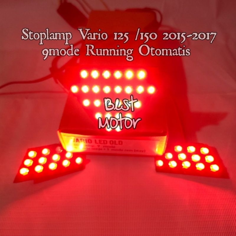 Stoplamp Vario 125 / 150 2015/2017 9mode Running LED Lampu belakang vario 125/150