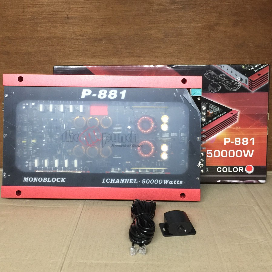 Monoblock The Punch P-881/ Power Monoblock, 1 Channel THE PUNCH P-881