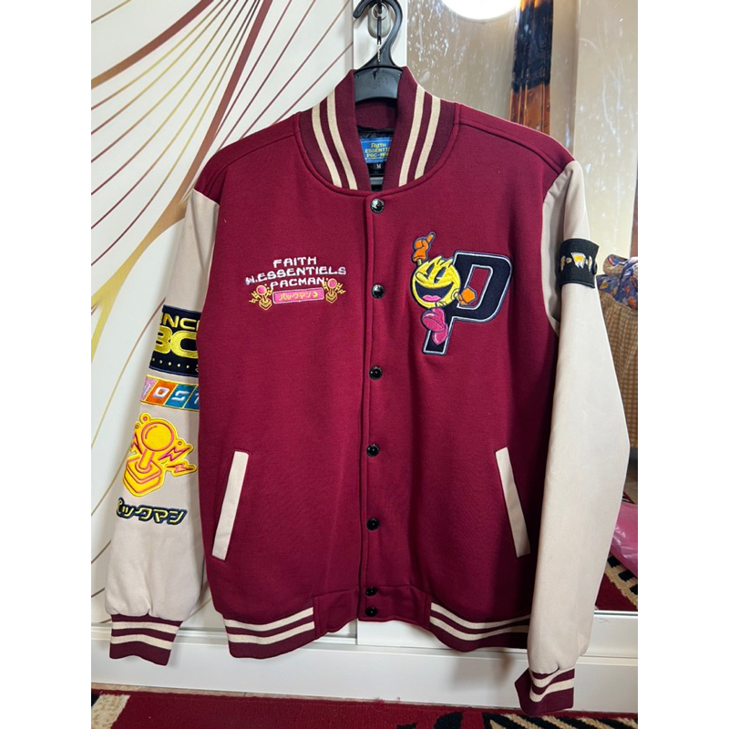 VARSITY PACMAN FAITH INDUSTRIES X WORMHOLE X BANDAI NAMCO JAPAN