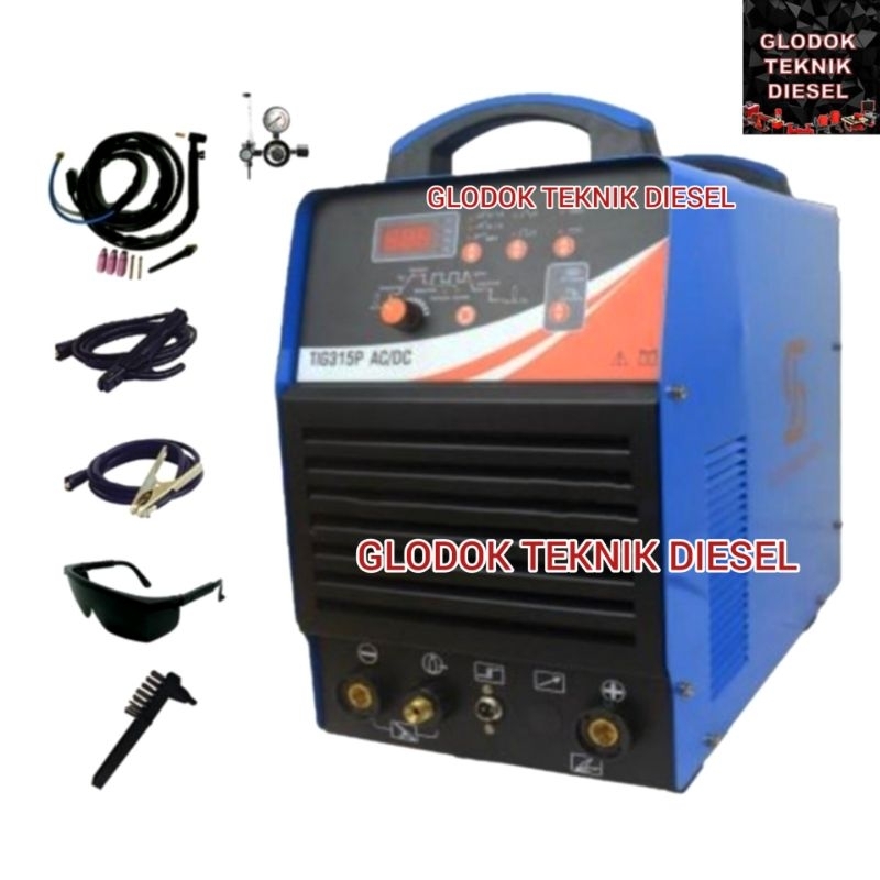 Mesin Travo Las Aluminium Tig 315 AC/DC Trafo Las Argon TIG315 ACDC