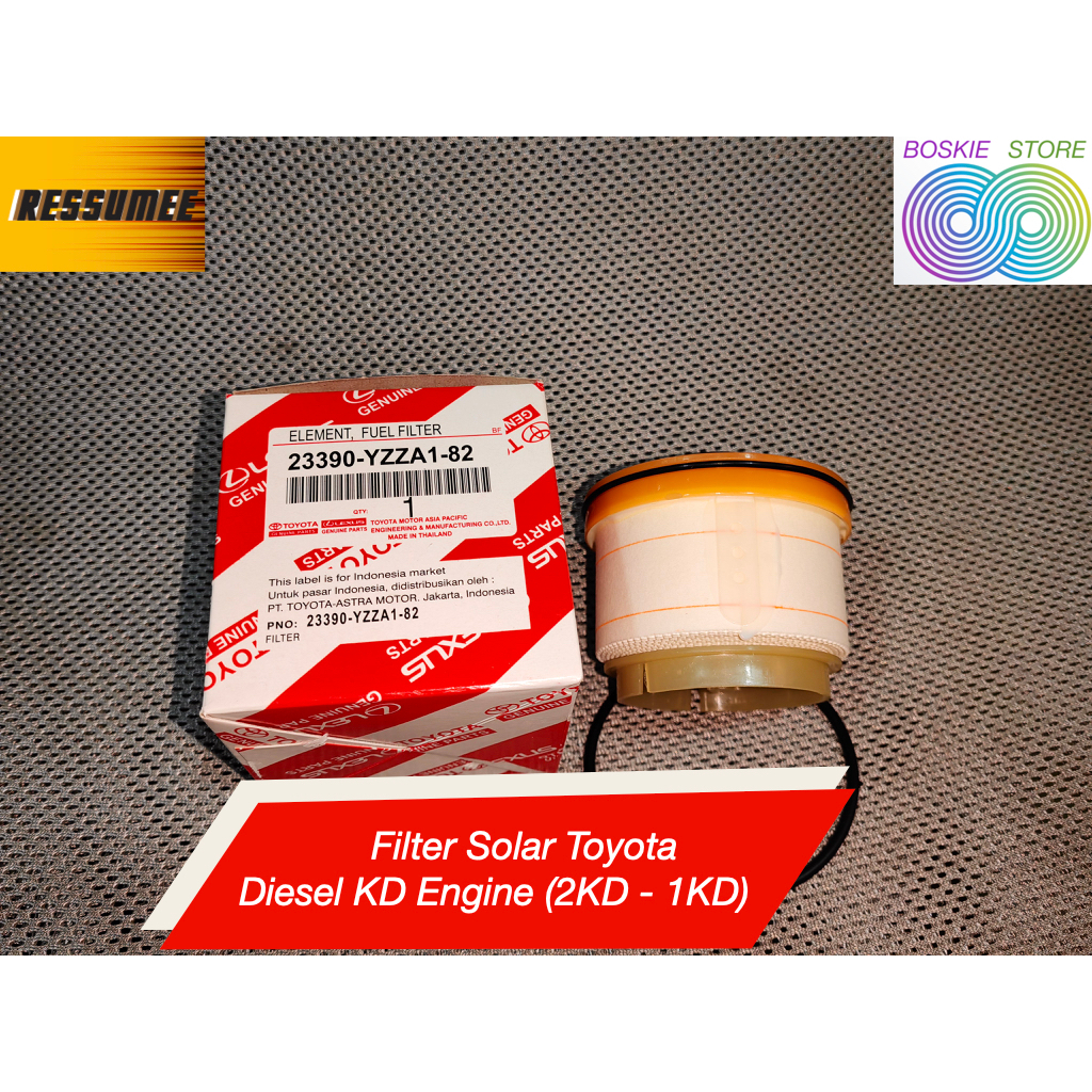 Filter Solar Toyota Fortuner Innova Hilux 2KD 1KD Toyota Diesel