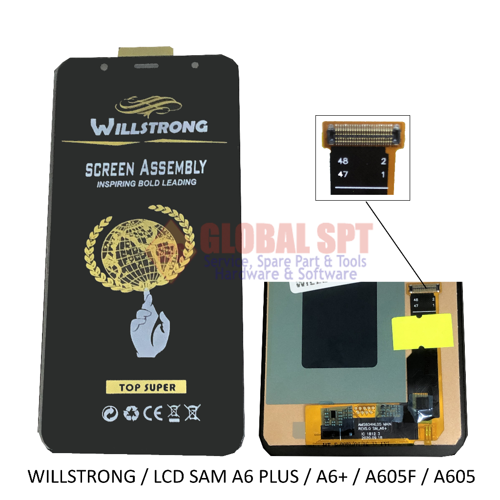 WILLSTRONG / LCD TOUCHSCREEN SAMSUNG A6 PLUS / A6+ / A605F / A605