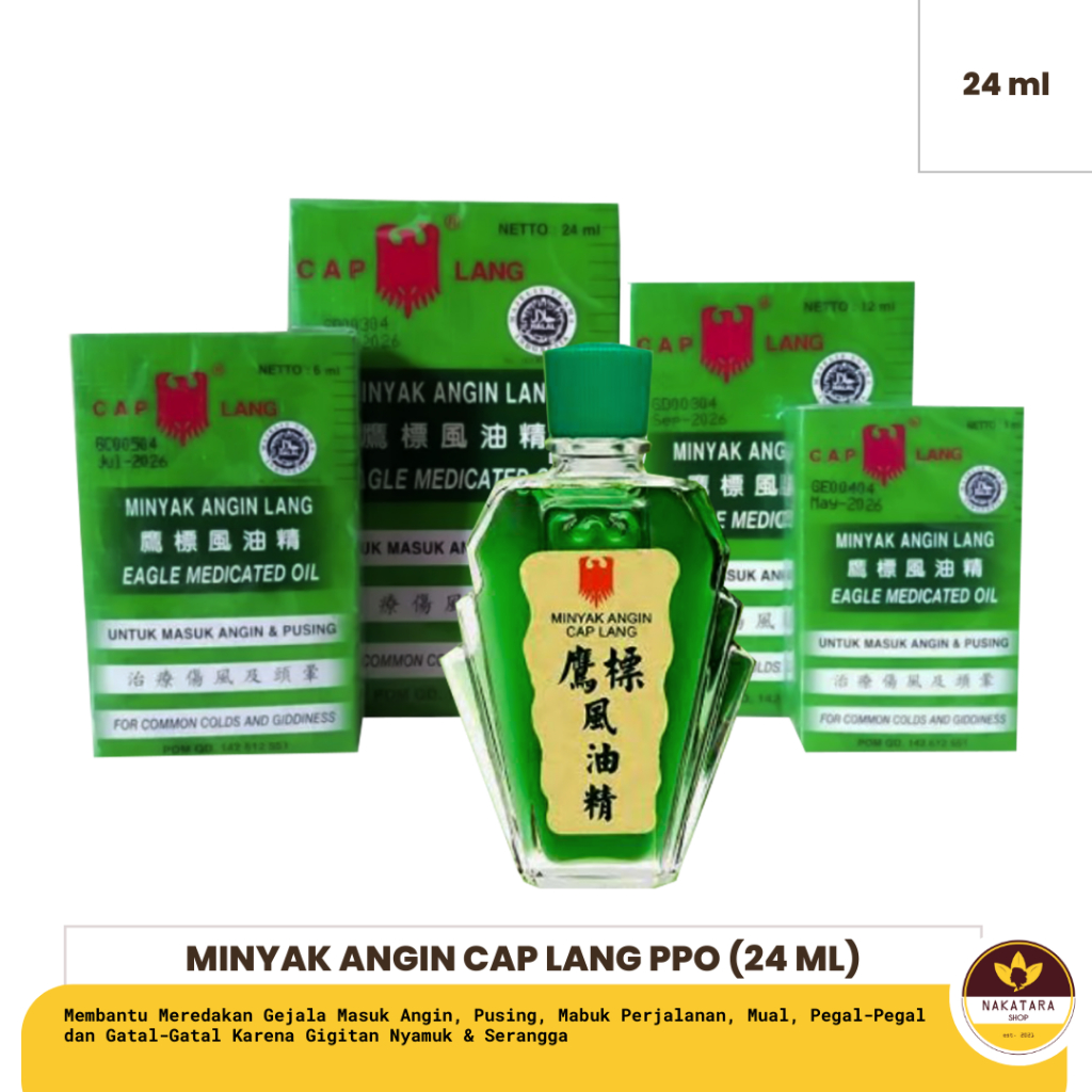 PPO MINYAK ANGIN LANG UKURAN 24ML