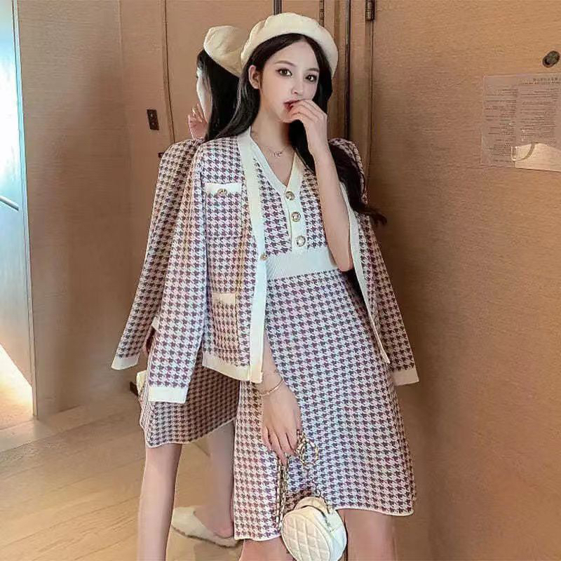 Sapphira Set Bangkok Rajut Korea Style Look Casual Knit Ribbed Premium Tebal Mewah Manis Cantik Holi