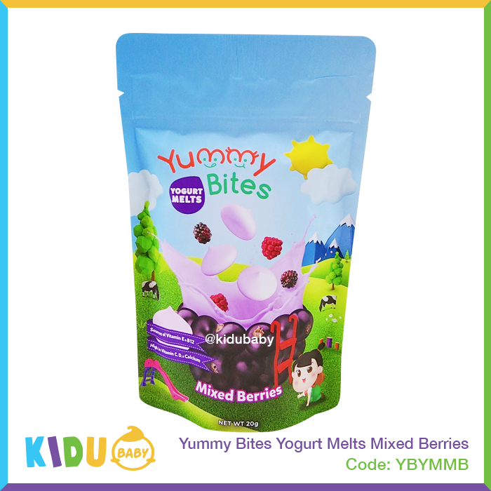 Yummy Bites Yogurt Melts Cemilan Yogurt Bayi Anak / Kidu Baby