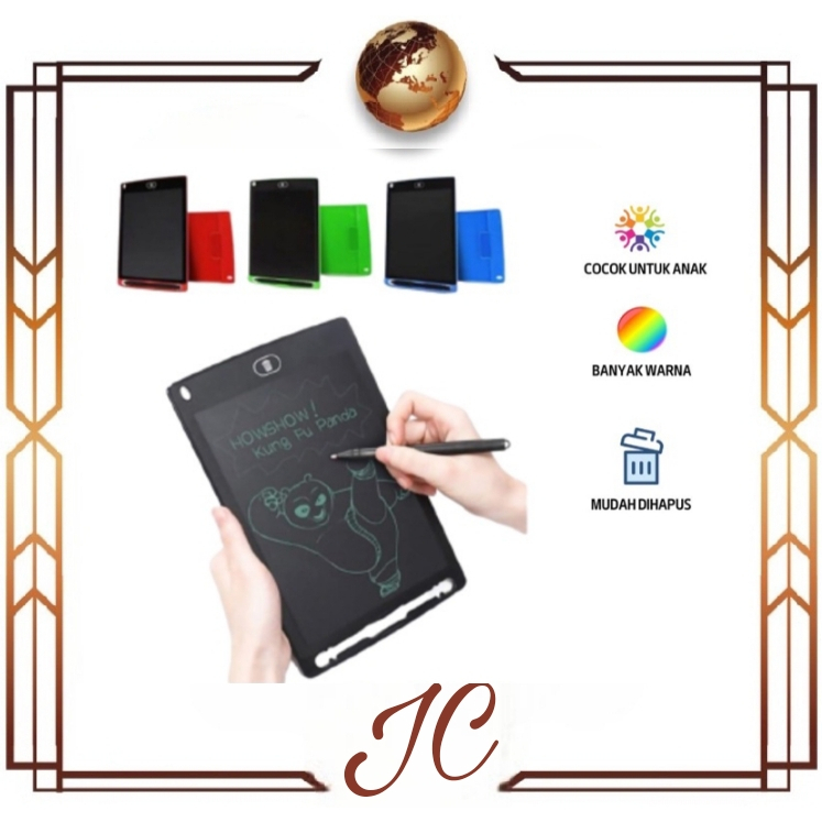 (JC) LCD writing pad / Drawing pad / papan tulis LCD 8.5 PAPAN TULIS BUAT ANAK ANAK