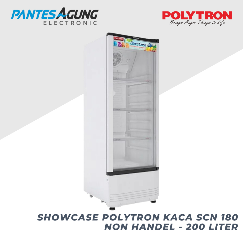 SHOWCASE POLYTRON KACA SCN 180 NON HANDEL - 200 LITER