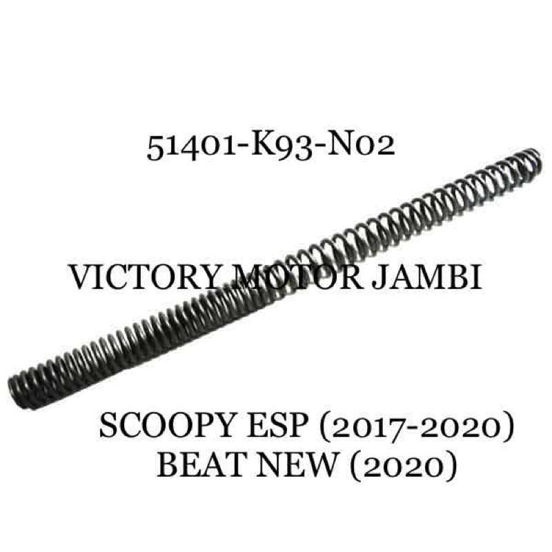 PER SHOCK SPRING FRONT FORK SCOOPY ESP BEAT NEW 51401-K93-N02 HONDA AHM