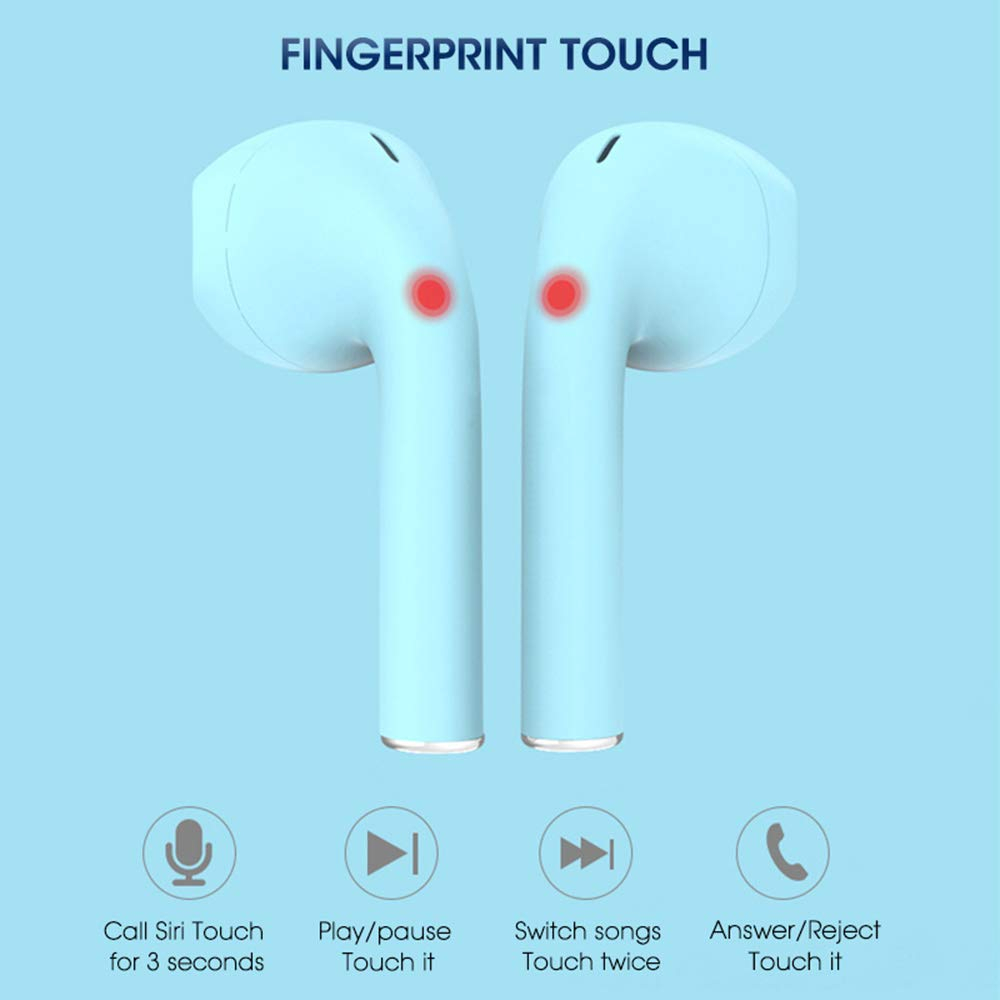 Inpods i12 Kisonli TWS Earphone Wireless Macaron Bluetooth 5.1 Android IOS i12 - XOBOX