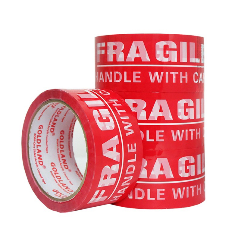 

Lakban Fragile Merah 48 mm x 55 Y