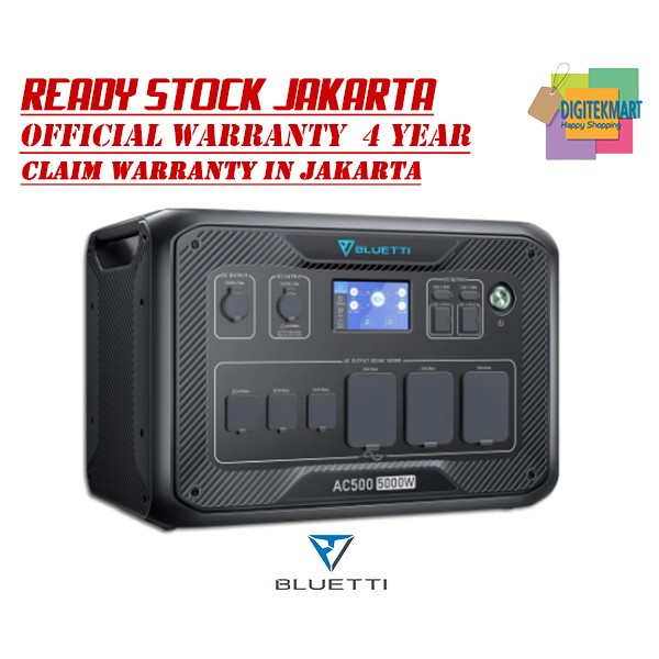 BLUETTI AC500, POWER STATION 5000W, PORTABLE GENERATOR