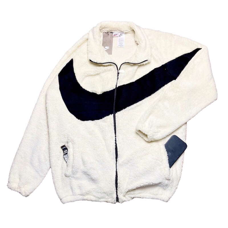 NikeBigSwooshSherpaZippJacket